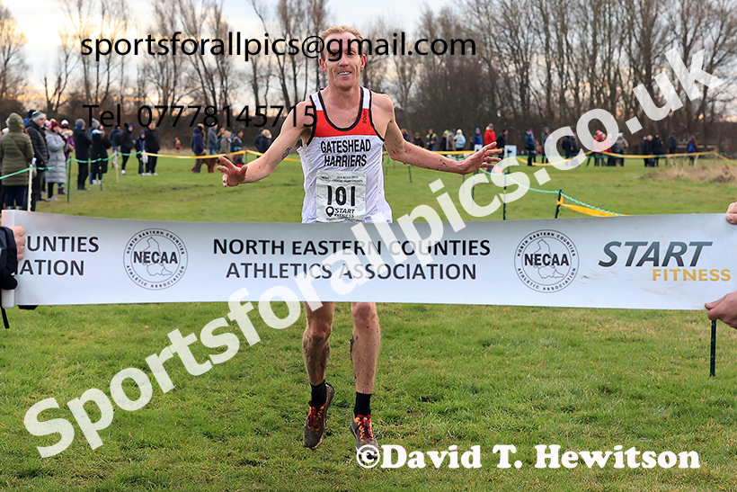 Senior mens 2024 NECAA Cross Country Champs., Temple Park, South Shields. Photo: David T. Hewitson/Sports for All Pics